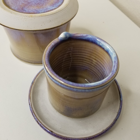 Moonlight Beurre French Butter Dish   Classic Lines Pottery French Butter Crock - Picture 8 of 13